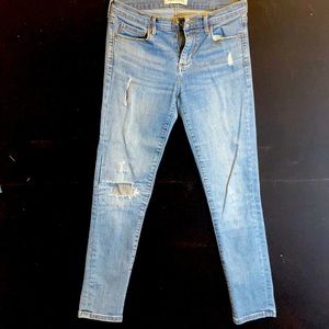 Banana Republic skinny distressed denim jeans